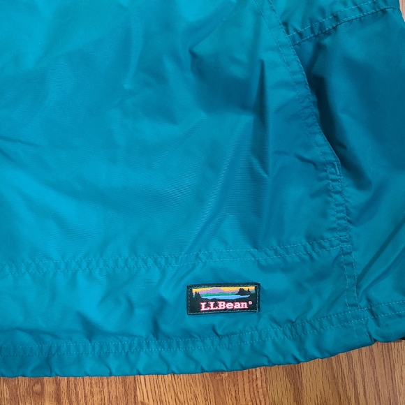 Vintage 90's LL Bean Pullover Kangaroo Rain Jacket Size Large - Picture 3 of 7